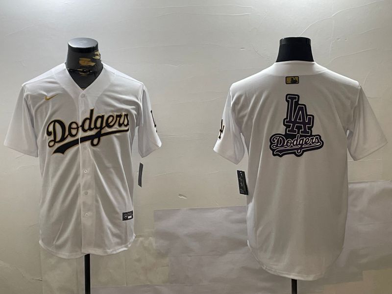 Men Los Angeles Dodgers Blank White Game 2024 Nike MLB Jersey style 12054->los angeles dodgers->MLB Jersey